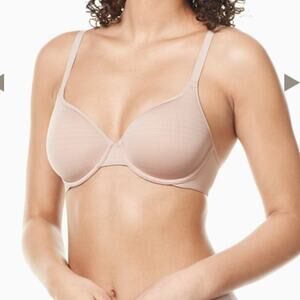 Warners Cloud 9 Lightly Lined Underwire with Lift Bra Light Pink NWT 36D